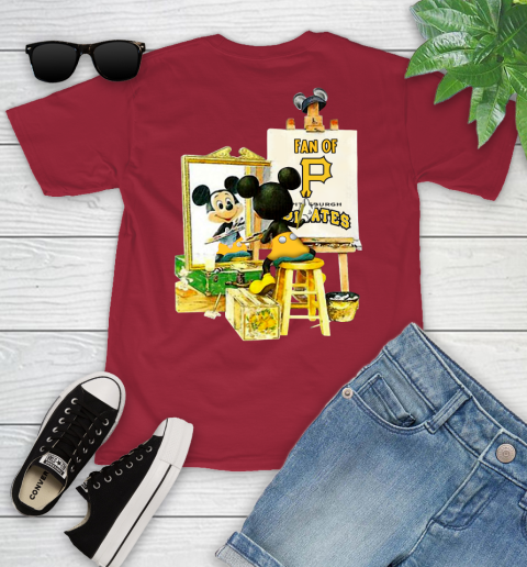 MLB Baseball Pittsburgh Pirates Mickey Drawing Shirt 105