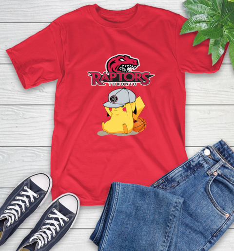 NBA Pikachu Basketball Sports Toronto Raptors T-Shirt 10