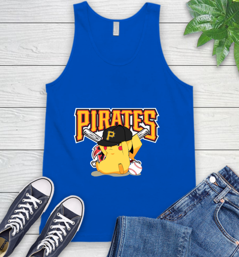 MLB Pikachu Baseball Sports Pittsburgh Pirates Tank Top 5