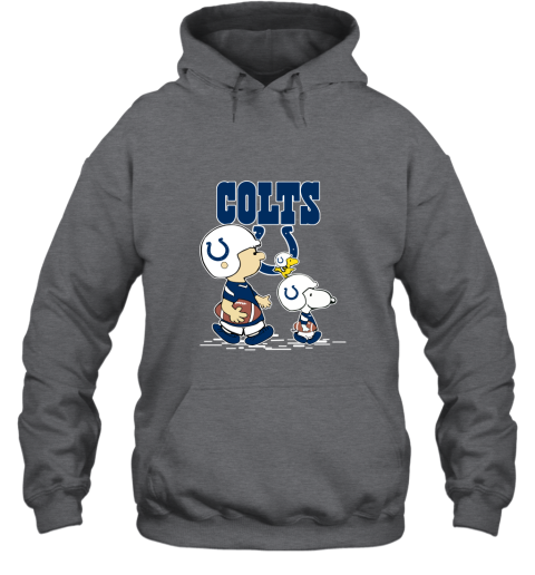 Indianapolis Colts Let's Play Football Together Snoopy NFL Hoodie