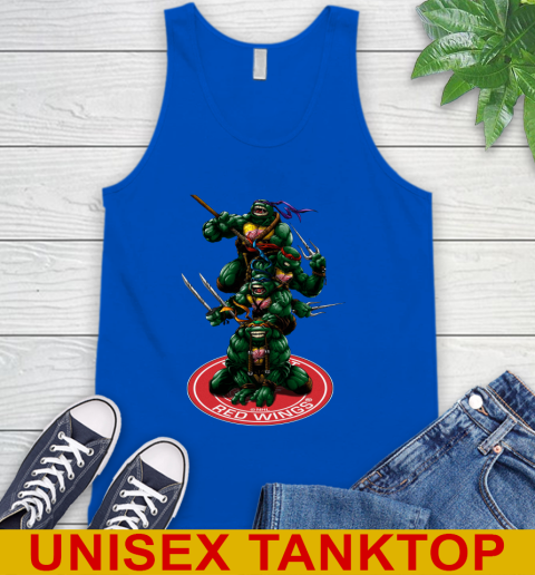 NHL Hockey Detroit Red Wings Teenage Mutant Ninja Turtles Shirt Tank Top 5