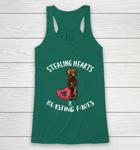 Stealing Hearts Blasting Farts Wirehaired Pointing Griffon Racerback Tank 5