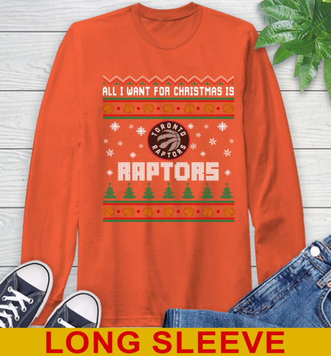 NBA Basketball All I Want For Christmas Is Toronto Raptors 58