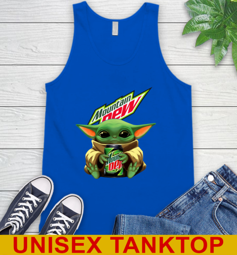Star Wars Baby Yoda Hugs Mountain Dew Soft Drink Shirt 74