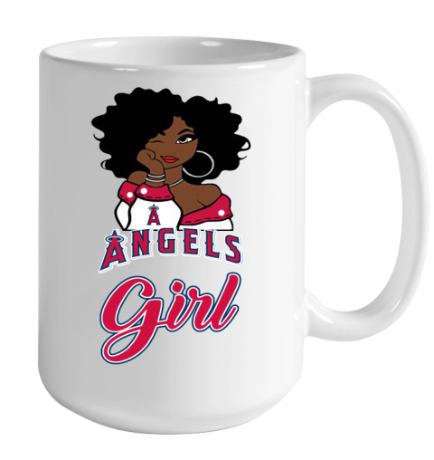 Los Angeles Angelss Girl MLB Color Changing Mug 15oz 2