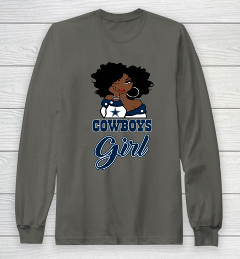 Dallas Cowboys Girl NFL Long Sleeve T-Shirt 8