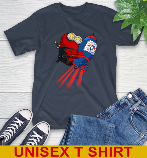 MLB Baseball Toronto Blue Jays Deadpool Minion Marvel Shirt T-Shirt 3