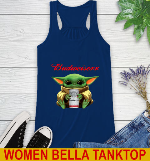 Star Wars Baby Yoda Hugs Budweiser Beer Shirt 45