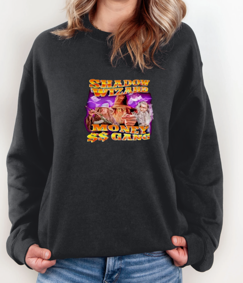 Funny Shadow Wizard Money $$ Gang Sweatshirt