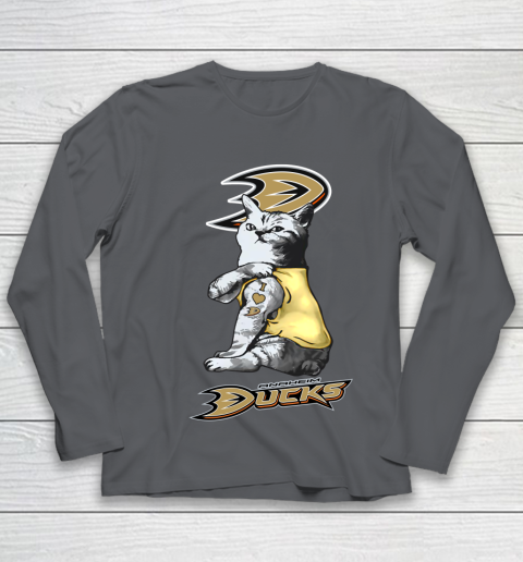 NHL My Cat Loves Anaheim Ducks Hockey Youth Long Sleeve 6