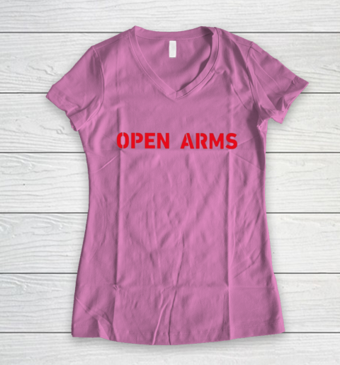 Open Arms Pep Guardiola - Print On Front And Back Women's V-Neck T-Shirt 8