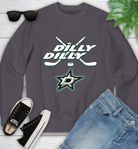 NHL Dallas Stars Dilly Dilly Hockey Sports Youth Sweatshirt 6