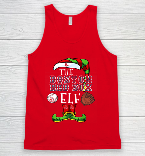 Boston Red Sox Christmas ELF Funny MLB Tank Top 5