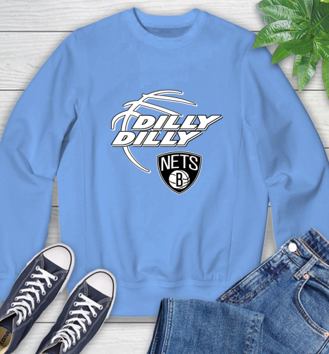 NBA Brooklyn Nets Dilly Dilly Basketball Sports Sweatshirt 11