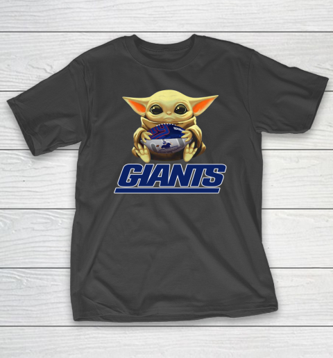 NFL Football New York Giants Baby Yoda Star Wars T-Shirt