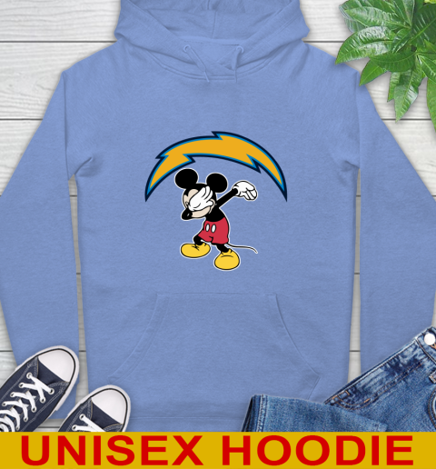 San Diego Chargers NFL Football Dabbing Mickey Disney Sports Hoodie 11
