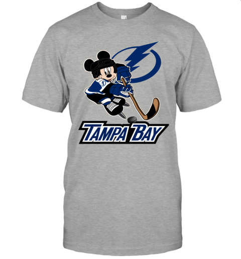 NHL Hockey Mickey Mouse Playing Team Tampa Bay Lightning 2022