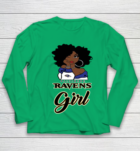 Baltimore Ravens Girl NFL Youth Long Sleeve 6