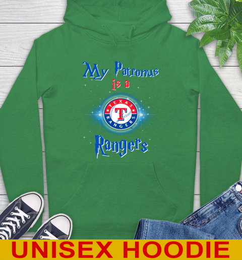 MLB Baseball Harry Potter My Patronus Is A Texas Rangers Hoodie 8