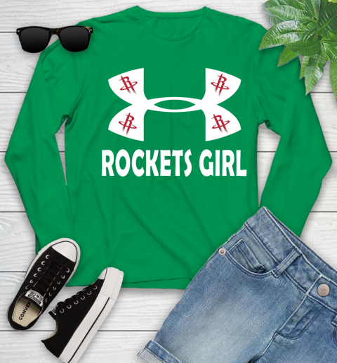 NBA Houston Rockets Girl Under Armour Basketball Sports Youth Long Sleeve 7
