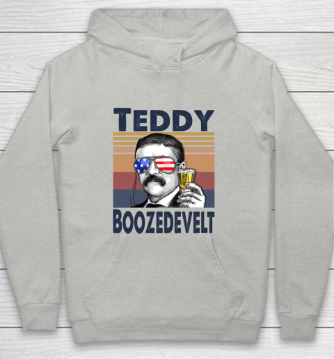 Teddy Boozedevelt Drink Independence Day The 4th Of July Shirt Youth Hoodie