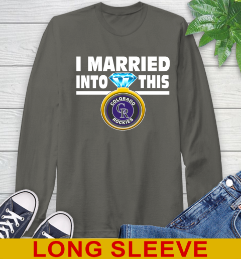 Detroit Tigers MLB Baseball I Married Into This My Team Sports (2) Long Sleeve T-Shirt 10