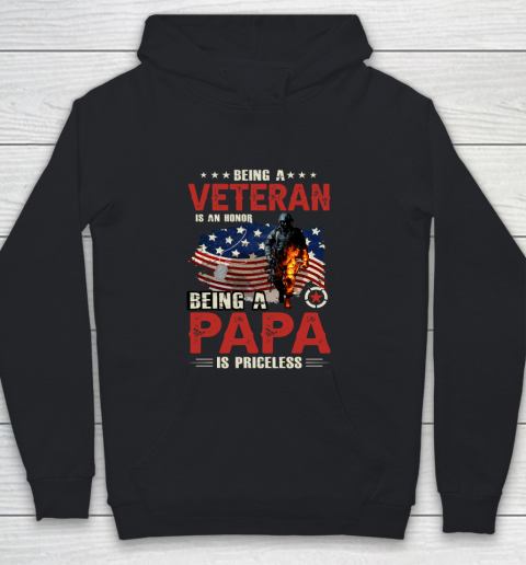 Veteran Shirt Papa Veteran Youth Hoodie