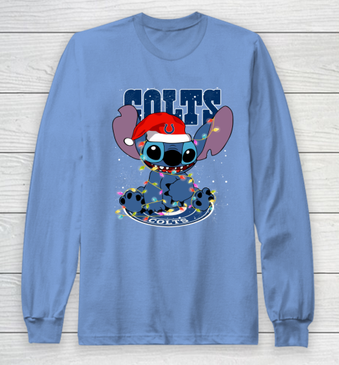 Indianapolis Colts NFL Football noel stitch Christmas Long Sleeve T-Shirt 8