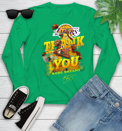 Great Thank you Kobe Bryant Los Angeles Lakers signature shirt 118
