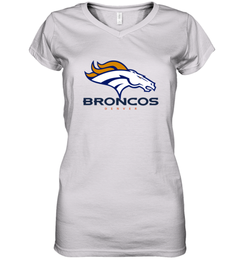 Denver Broncos NFL American Football Women's V-Neck T-Shirt