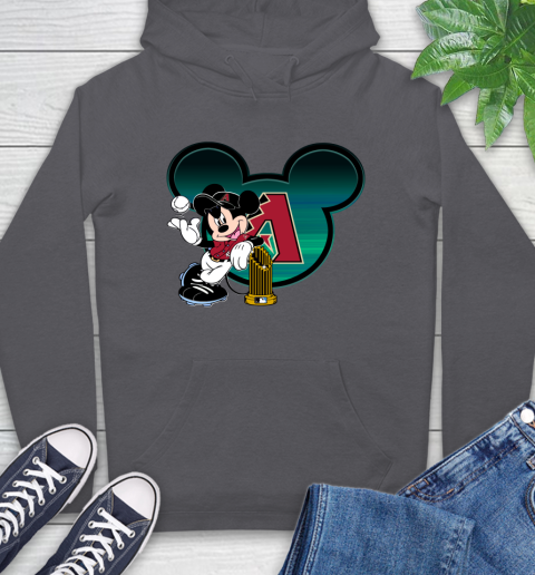 MLB Arizona Diamondbacks The Commissioner's Trophy Mickey Mouse Disney Hoodie 7