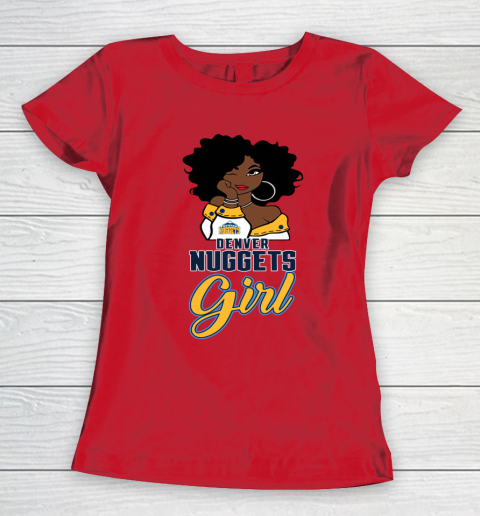 Denver Nuggets Girl NBA Women's T-Shirt 10
