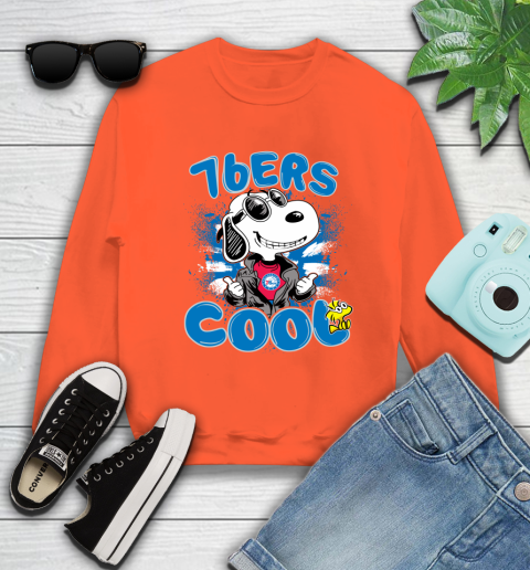 NBA Basketball Philadelphia 76ers Cool Snoopy Shirt Sweatshirt 3