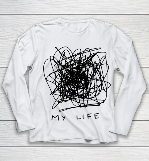 Mother's Day Funny Gift Ideas Apparel  My chaotic life as a mom T Shirt Youth Long Sleeve