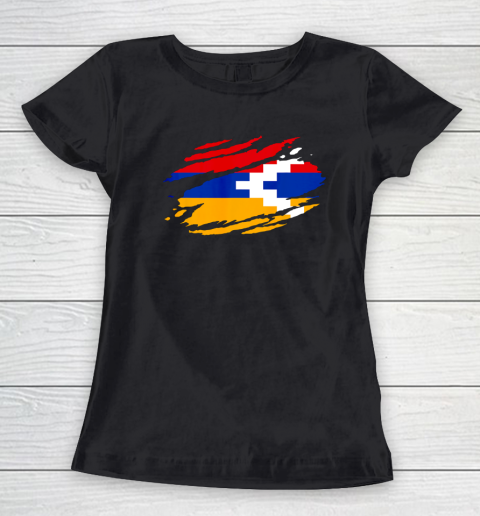 Artsakh Flag Proud Artsakh Support Artsakh Strong Armenia Women's T-Shirt