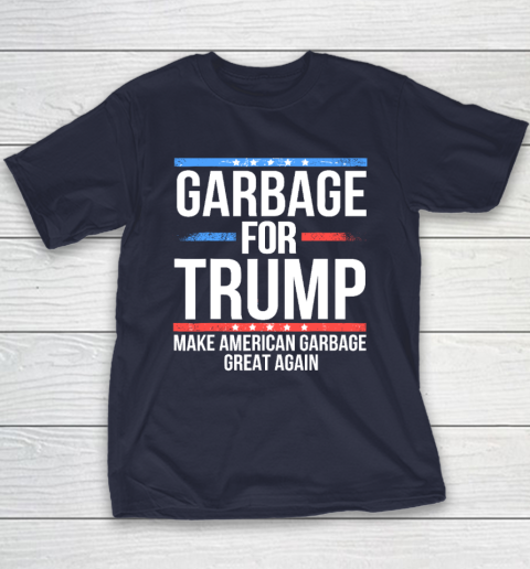 Garbage For Trump Make American Garbage Great Again Youth T-Shirt 2