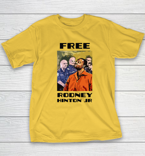 Free Rodney Hinton Jr Youth T-Shirt 4