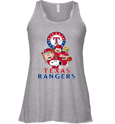 Youth Texas Rangers Heather Gray Sleeveless T-Shirt