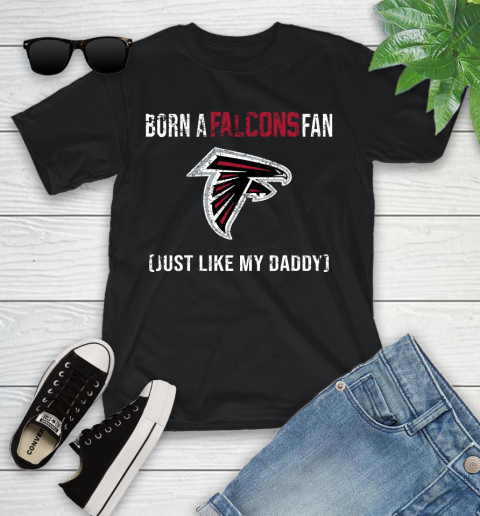 NFL Atlanta Falcons Football Loyal Fan Just Like My Daddy Shirt Youth T-Shirt