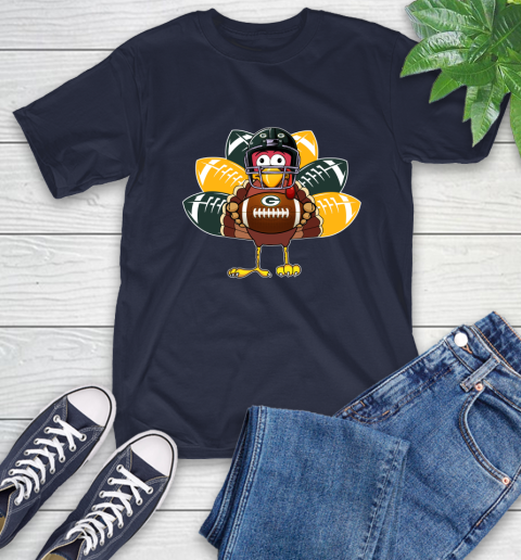 Green Bay Packers Turkey Thanksgiving Day T-Shirt 4