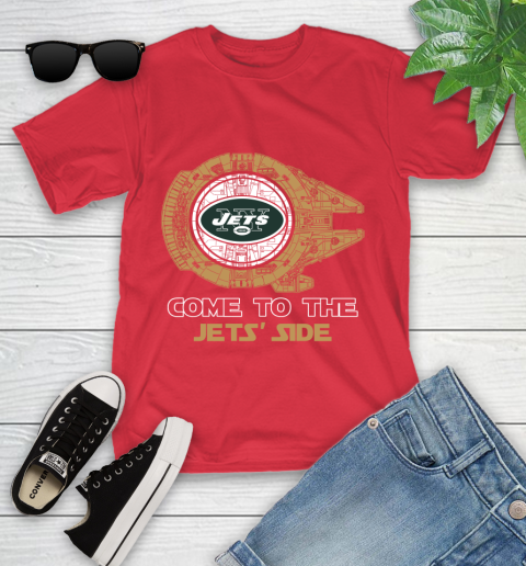 NFL Come To The New York Jets Wars Football Sports Youth T-Shirt 13