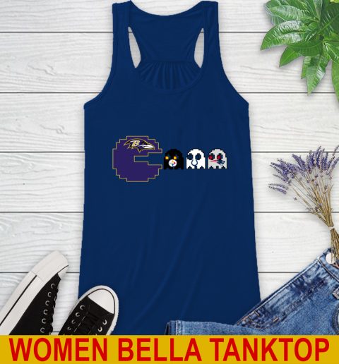 Baltimore Ravens NFL Football Pac Man Champion Racerback Tank 9