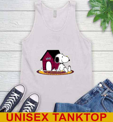 NBA Basketball Cleveland Cavaliers Snoopy The Peanuts Movie Shirt Tank Top