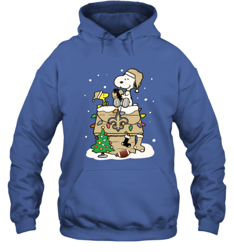 ybf0 a happy christmas with new orleans saints snoopy hoodie 23 front royal