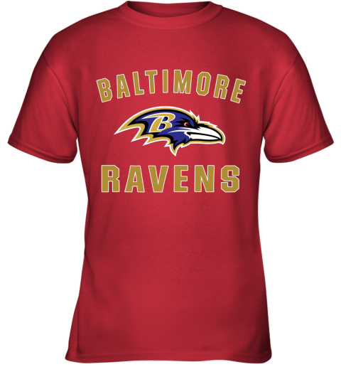 Men_s Baltimore Ravens NFL Pro Line by Fanatics Branded Gray Victory Arch T Shirt Youth T-Shirt