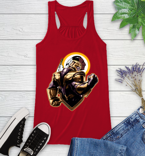 NFL Thanos Avengers Endgame Football Sports Washington Redskins Racerback Tank 6
