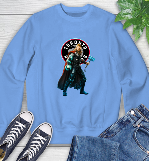 NBA Thor Avengers Endgame Basketball Toronto Raptors Sweatshirt 11