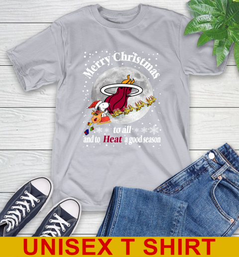 Miami Heat Merry Christmas To All And To Heat A Good Season NBA Basketball Sports T-Shirt 5