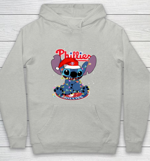 Philadelphia Phillies MLB noel stitch Baseball Christmas Youth Hoodie