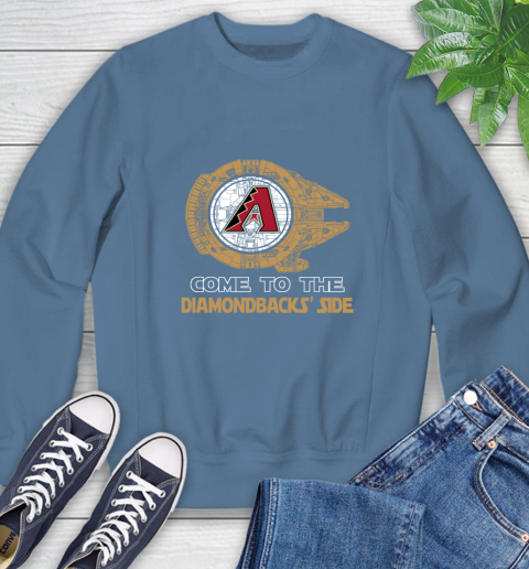 MLB Come To The Arizona Diamondbacks Side Star Wars Baseball Sports Sweatshirt 8